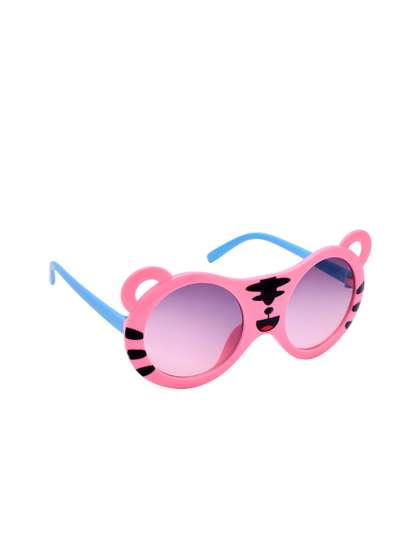SHOP FRENZY Unisex Kids
                    Round Sunglasses with UV Protected Lens