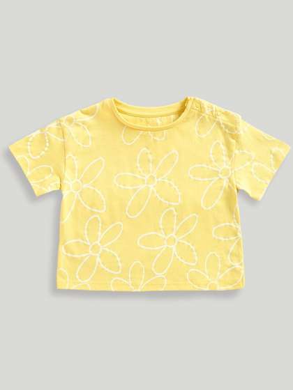 mothercare Girls Floral
                    Printed T-shirt