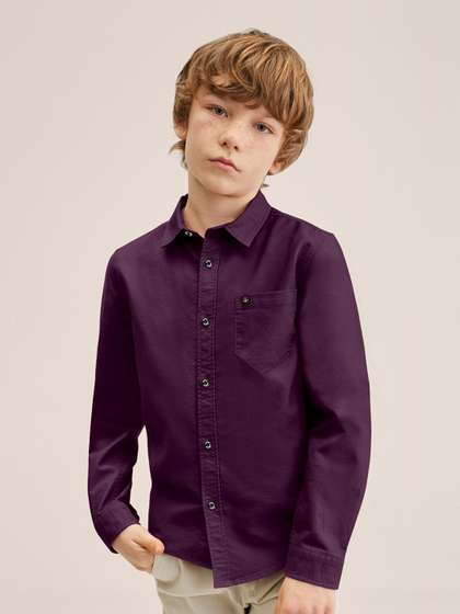 SKY PEARL Boys
                        Comfort Opaque Casual Shirt