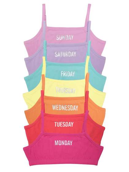 Charm n Cherish Pack
                        of 7 Women Printed Full Coverage Beginners Bra