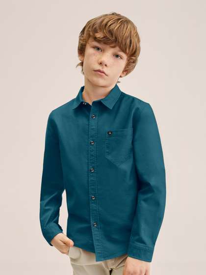 SKY PEARL Boys Comfort
                    Opaque Casual Shirt