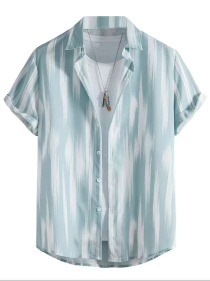 BAESD Boys Standard
                    Opaque Striped Party Shirt