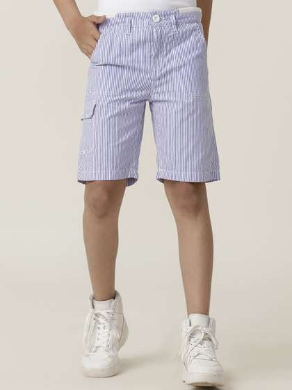 UNDER FOURTEEN ONLY Boys
                    Slim Fit Cargo Shorts