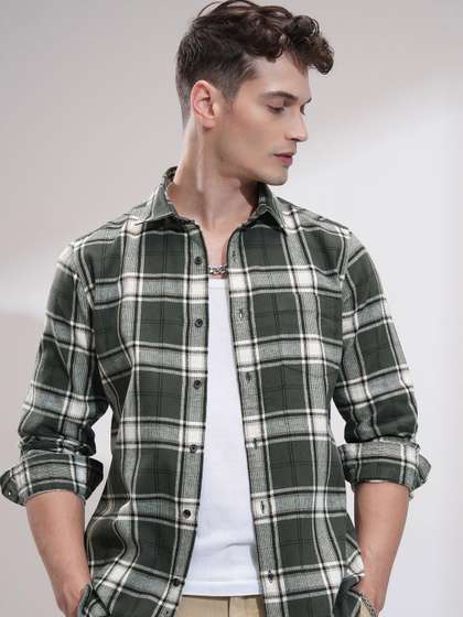 HIGHLANDER Opaque Casual Shirt