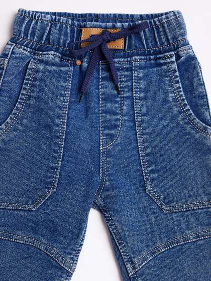 YK Boys Jogger
                      High-Rise Light Fade Embroidered Jeans