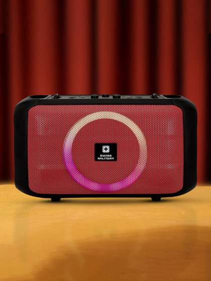 SWISS MILITARY
                        SMSEISMIC 15W Portable Wireless Bluetooth
                        Speaker