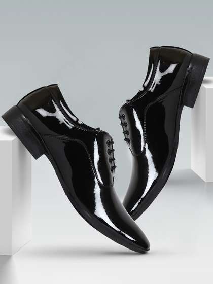 Shoe Island Men
                        Patent Leather M5404 Black Low Ankle Length PU
                        Shoes
