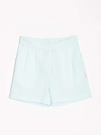 Allen Solly Girls
                    Striped Checked Shorts