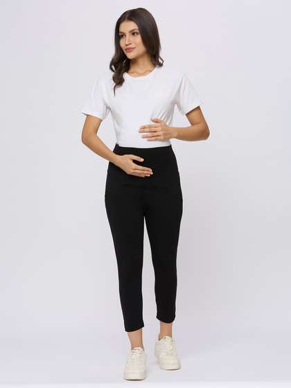 Evamomies Cotton
                        Ankle Length Maternity Leggings