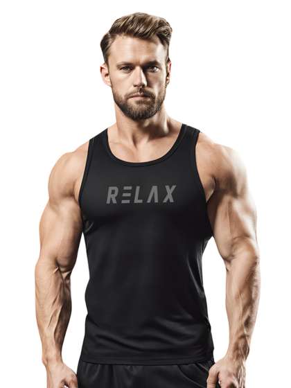 3Colors Quick-Dry
                        Innerwear Gym Vest VEST-NCUT-RELAX-BLK_M