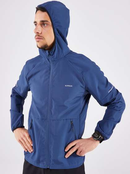 Decathlon Kalenji -
                      Men Blue Run 100 Dry Windproof Running Jacket