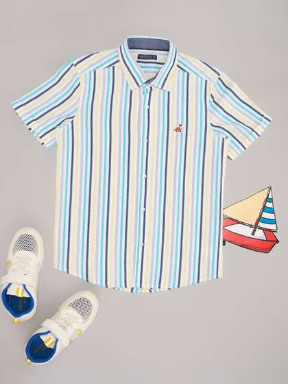 Pantaloons Junior Boys
                    Opaque Party Shirt