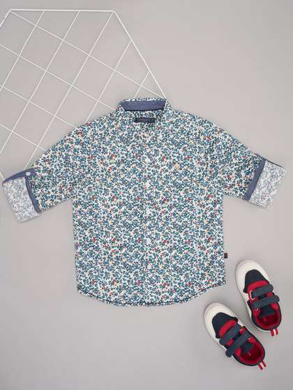 Pantaloons Junior Boys
                    Opaque Party Shirt
