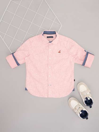 Pantaloons Junior Boys
                      Opaque Party Shirt