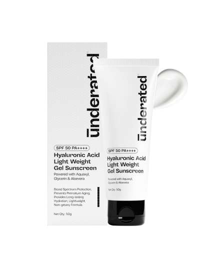 Underated Hyaluronic Acid Lightweight Gel Sunscreen SPF 50 PA++++ - 50 g