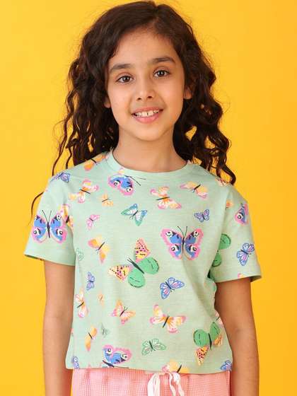 Anthrilo Girls Printed
                    T-shirt
