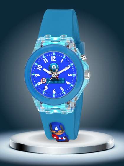 ON TIME OCTUS Boys
                    Printed Dial & Straps Analogue Watch KD-025 BLUE
                    CAPTAIN