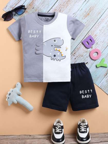Toonyport Boys Printed
                    T-shirt with Shorts