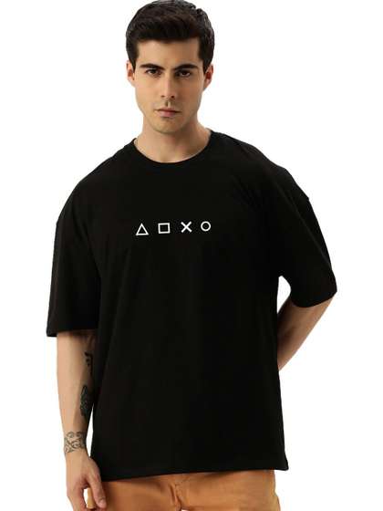 Organic Chics Men Printed Anti Odour T-shirt