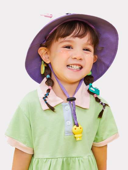 Little Surprise Box
                      Kids 3D Horn Unicorn Wide Coverage Sun Hat With
                      Adjustable Strap