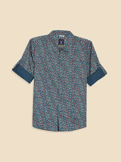 Allen Solly Junior Boys
                    Slim Fit Floral Opaque Printed Casual Shirt