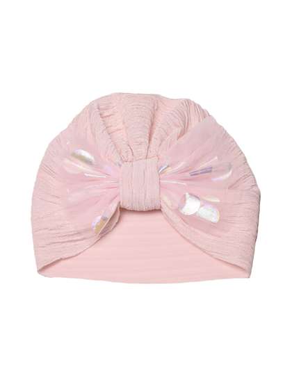 THE LITTLE LOOKERS Kids
                    Soft Hosiery Turban Bow Knot Cap
