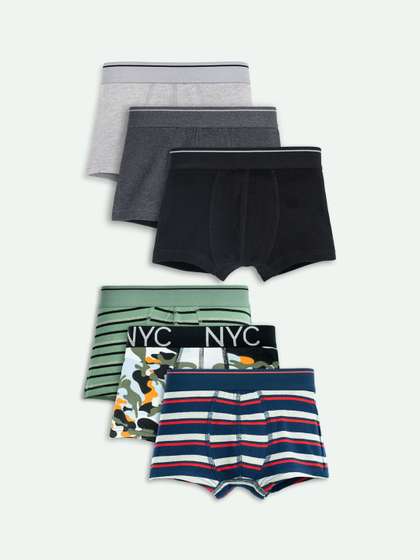ariel Boys Pack Of 6
                      Assorted Trunks