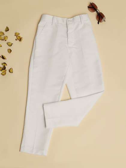 TAHVO Boys Cotton
                      Regular Fit Trousers