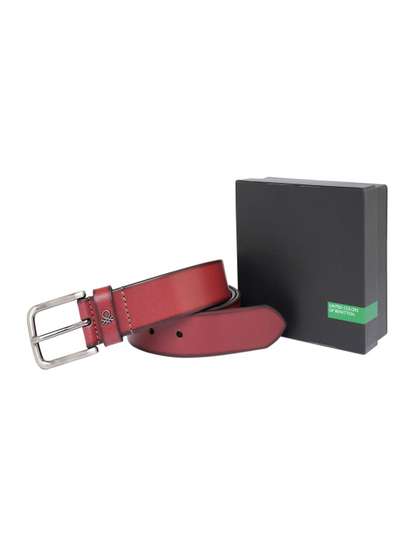 United Colors of
                    Benetton Men Casual Leather Belt