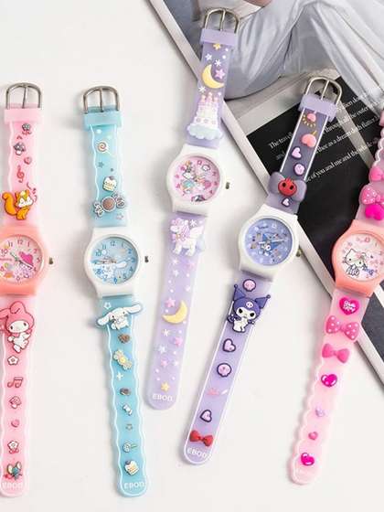 Shocknshop Girls Printed
                    Dial & Silicon Straps Analogue Watch 338 Unicorn
                    Purple