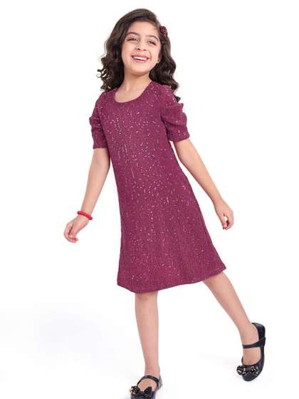 Hola Bonita Girls
                    Embellished Sheath Dress