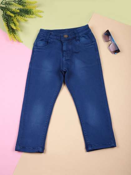 V-Mart Boys Mid-Rise
                    Regular Fit Light Fade Cotton Jeans