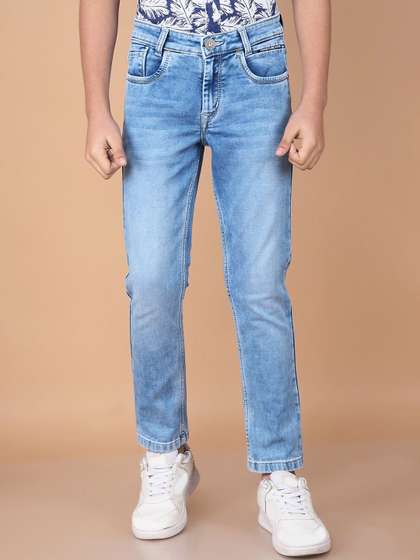 Crimsoune Club Boys
                      Slim Fit Heavy Fade Stretchable Jeans