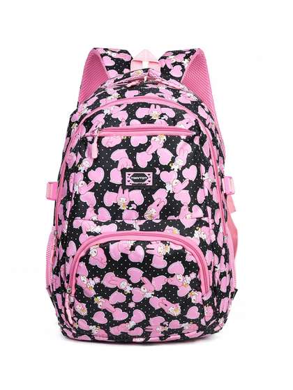 Tinytot Kids Unisex
                    Graphic Printed Backpack