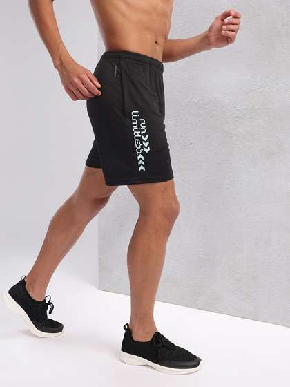 HRX by Hrithik
                        Roshan Typography Print Rapid-Dry Running
                        Shorts