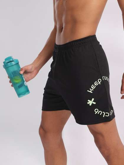 HRX by Hrithik
                        Roshan Men Typography Print Rapid-Dry Running
                        Shorts