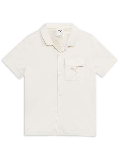 Puma Premium Ess Boys
                    Knitted Pure Cotton Short Sleeve Shirt