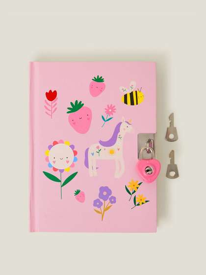 Accessorize
                    Conversational Printed Lockable Journal Stationery