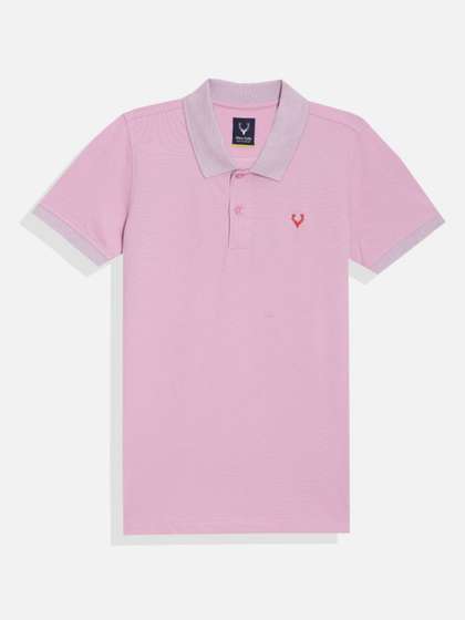 Allen Solly Junior
                      Boys Solid Polo Collar Cotton T-shirt