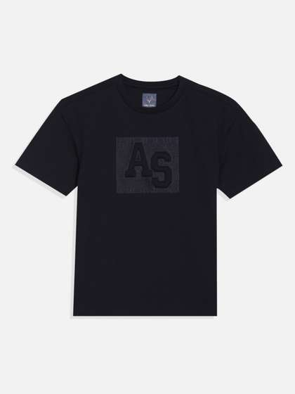 Allen Solly Junior
                      Boys Typography Printed Round Neck Cotton T-shirt