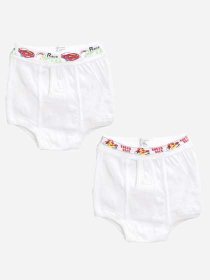 Bodycare Kids Boys Pack
                    Of 2 Trunk White VAN: KIA303-PK007_P2
