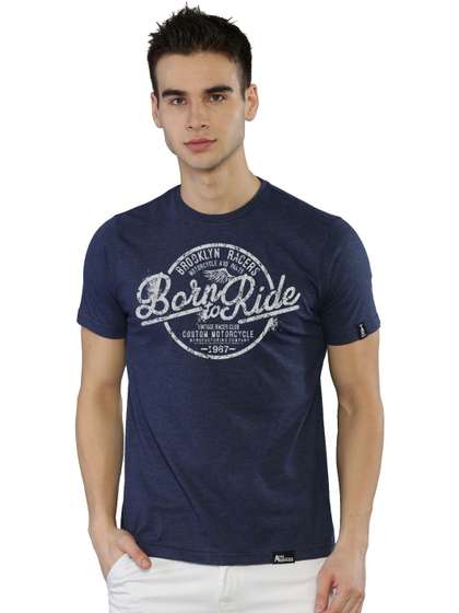 Anax Aesthetics Men Printed Cotton T-shirt