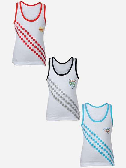 Bodycare Kids Boys Pack
                    Of 3 Cotton Innerwear Vests