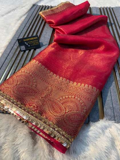 DIVASTRI Banarasi Tissue Saree