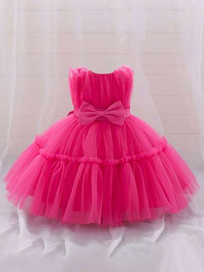 Miss & Chief
                    Embellished Net A-Line Dress