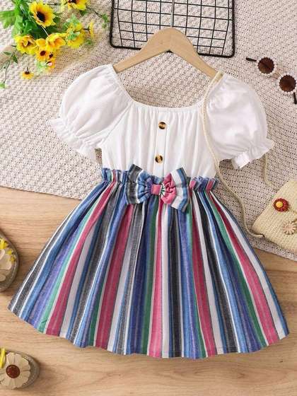 Miss & Chief
                    Embellished A-Line Dress