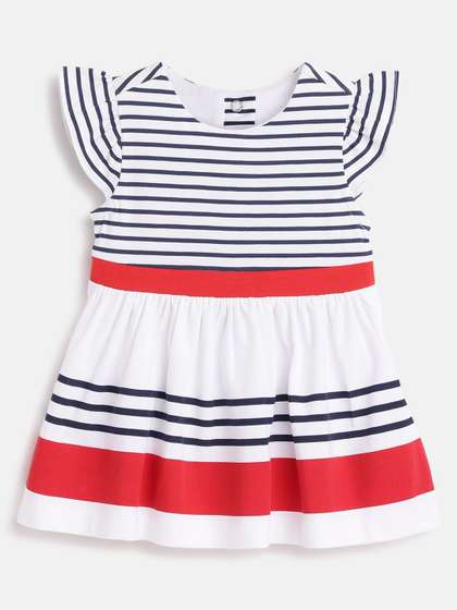 Chicco Striped A-Line Dress