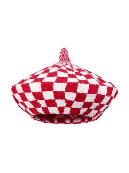 TIPY TIPY TAP Kids
                      Checked Woollen Beret