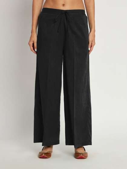 Thevasa Women Wide Leg Palazzos