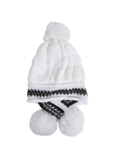 TIPY TIPY TAP Unisex
                    Kids Embroidered Woollen Beanie